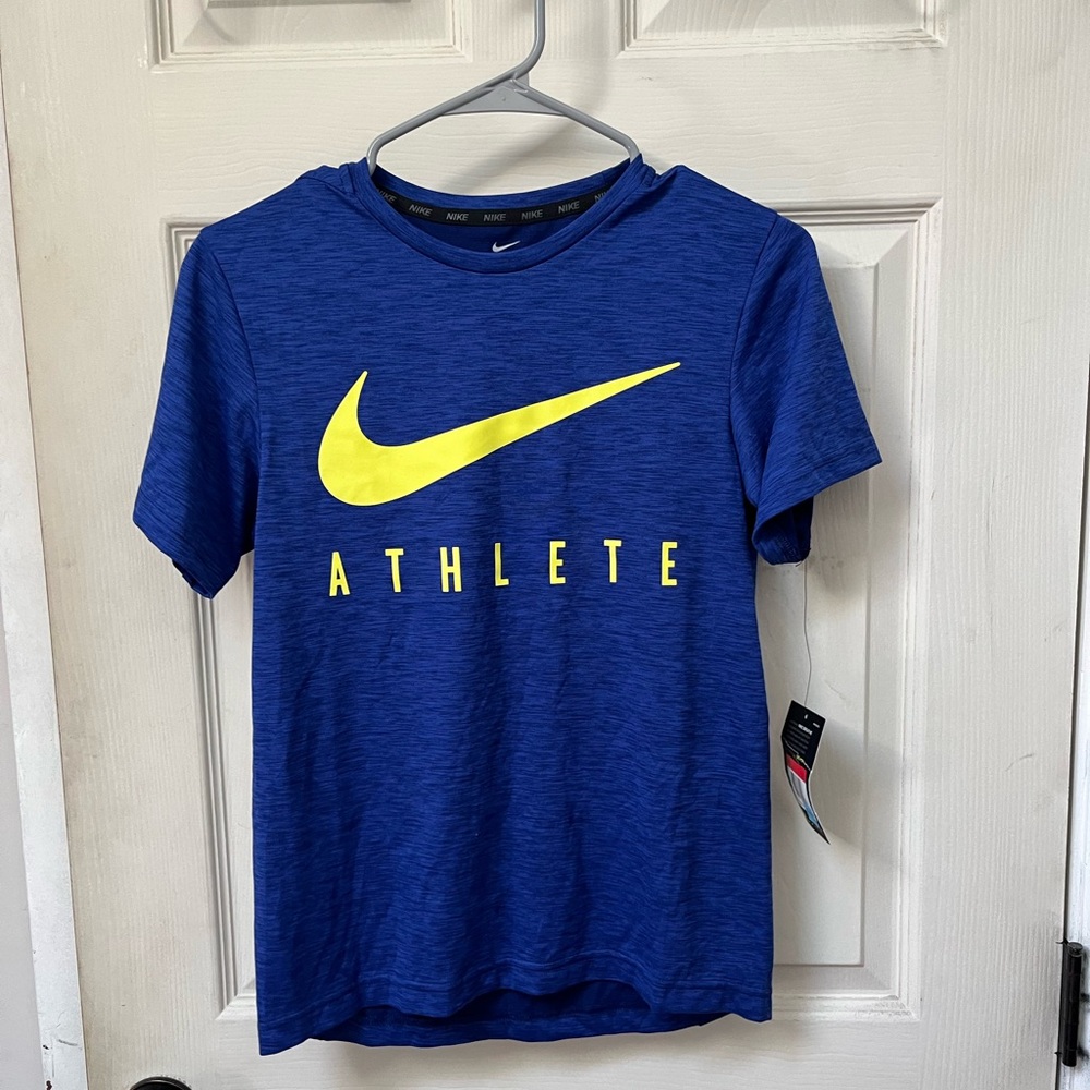 Blue Nike Athlete t-shirt